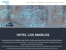 Tablet Screenshot of losangeles-hotel.com.ar